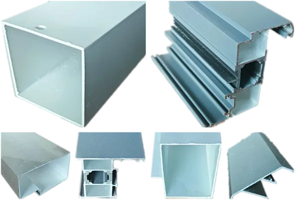 Stranggepresstes Aluminiumprofil, walzblank